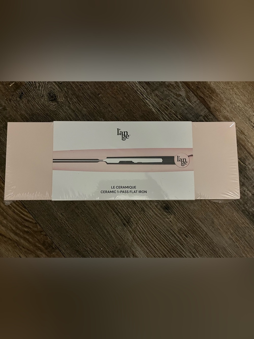 L’ange Le Ceramique Ceramic 1-Pass Flat Iron - Blush Pink